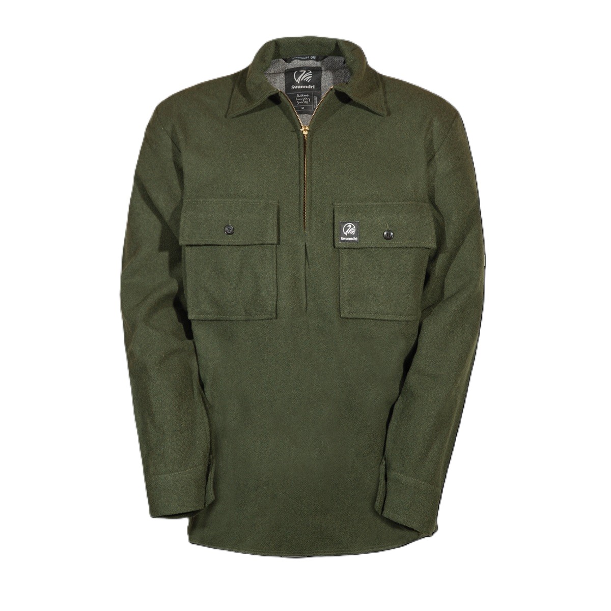 Swanndri Ranger Wool Bushshirt - Olive